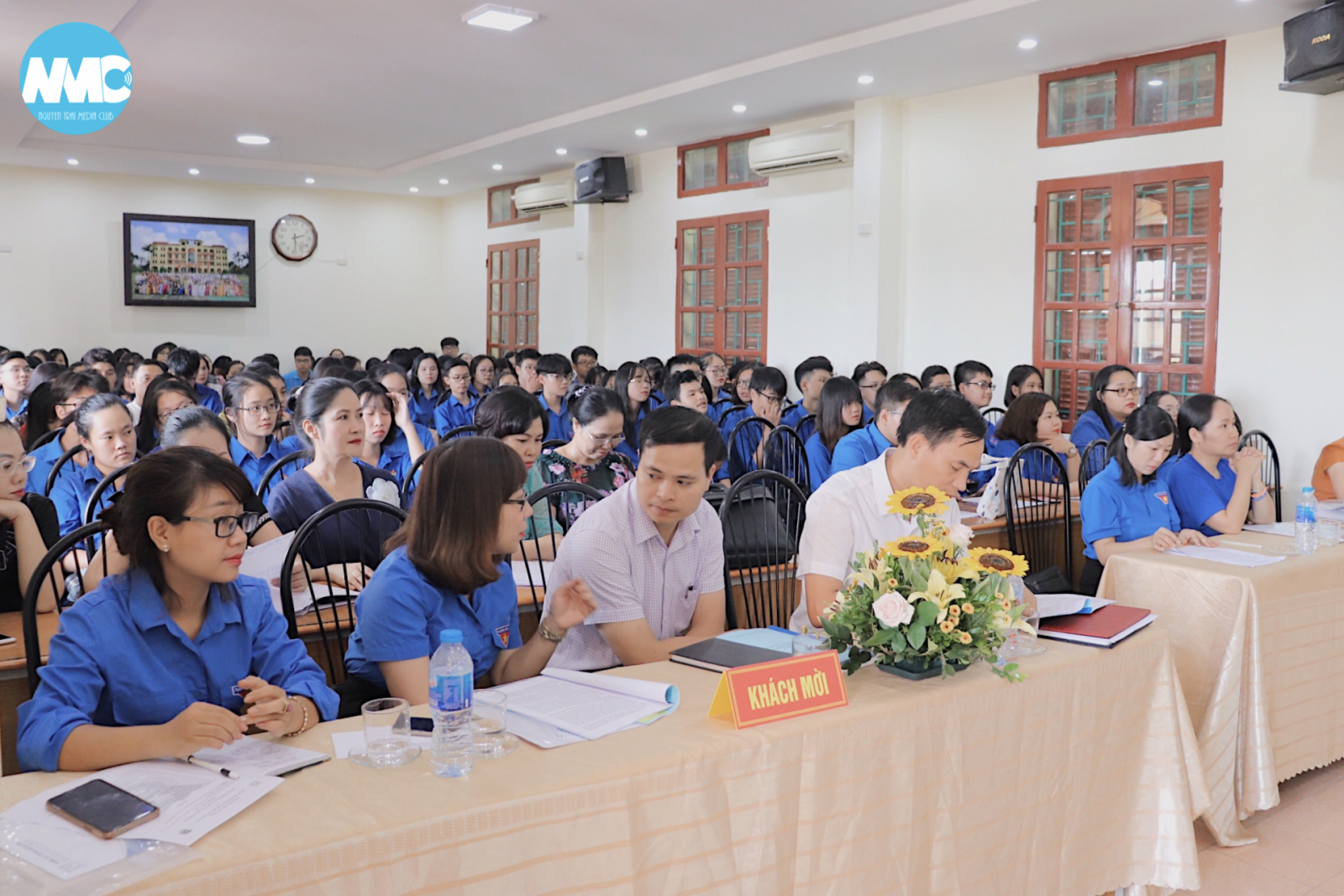 Không khí hân hoan tại Đại hội Đoàn trường THPT Chuyên Nguyễn Trãi nhiệm kì 2019-2020